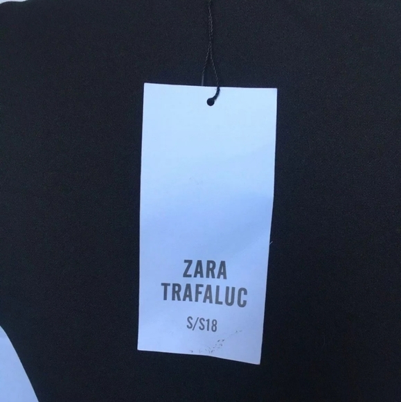 Zara Black Cutout Sleeveless Mini Dress Size M - Picture 5 of 5